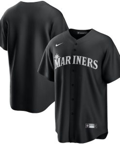 Seattle Mariners Nike Official Replica Jersey - Black/White