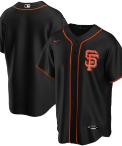 San Francisco Giants Nike Youth Alternate Replica Team Jersey - Black