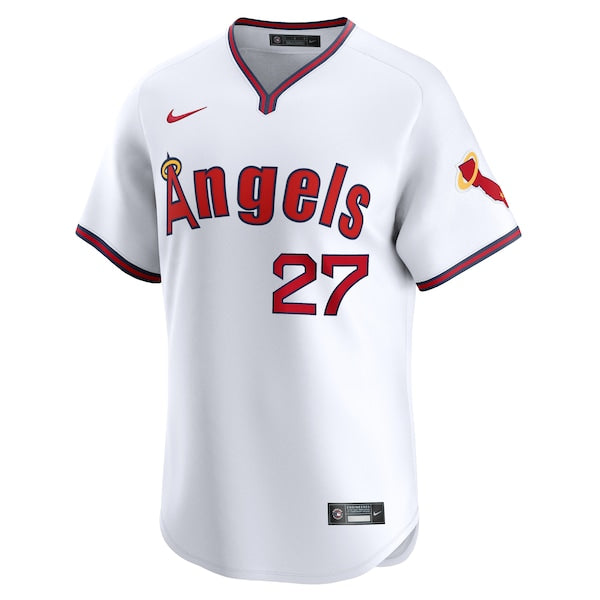 Mike Trout Los Angeles Angels Nike Alternate Limited Player Jersey?ยจC White - Image 2