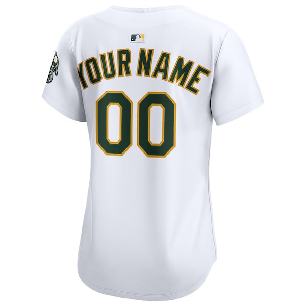 Athletics Nike Women's Home Limited Custom Jersey - White - Image 3