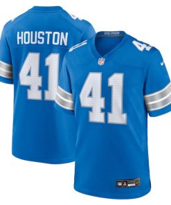 James Houston Detroit Lions Nike Team Game Jersey -  Blue