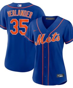 Justin Verlander New York Mets Nike Women's Alternate Replica Player Jersey - Royal