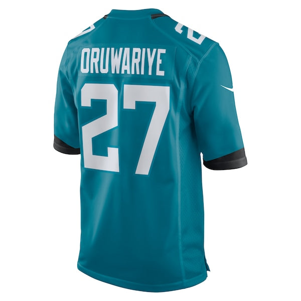 Amani Oruwariye Jacksonville Jaguars Nike Game Jersey - Teal - Image 3