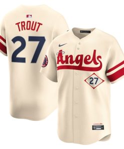 Mike Trout Los Angeles Angels Nike City Connect Limited Jersey - Natural