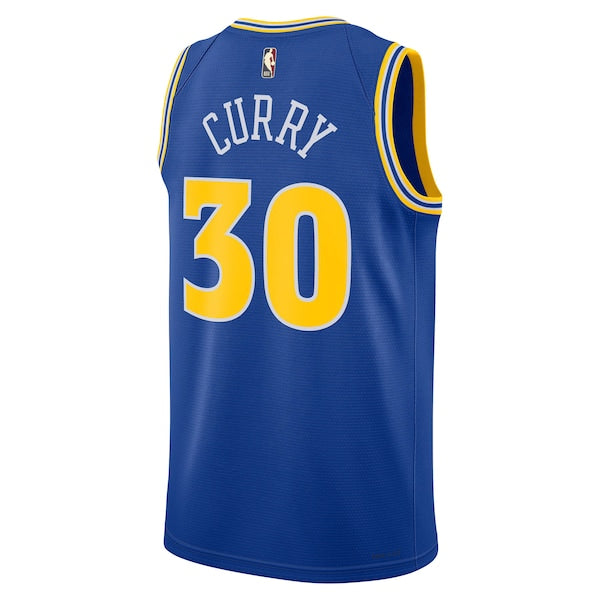 Stephen Curry Golden State Warriors Nike Swingman Jersey - Classic Edition - Blue - Image 3