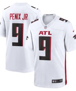 Michael Penix Jr. Atlanta Falcons Nike Game Jersey -  White/Black/Red