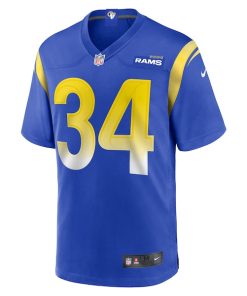 Alternative view of Tanner Ingle Los Angeles Rams Nike Home Game Jersey - Royal
