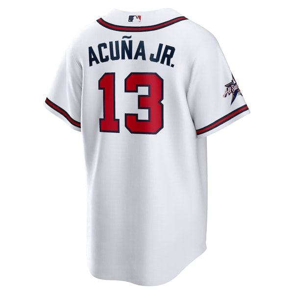 Ronald Acu?a Jr. Atlanta Braves Nike Youth 2025 MLB All-Star Game Home Replica Player Jersey - White - Image 3