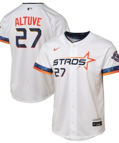Jose Altuve Houston Astros Nike Youth 2025 City Connect Limited Player Jersey - White