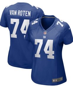 Greg Van Roten New York Giants Nike Women's Team Game Jersey -  Royal