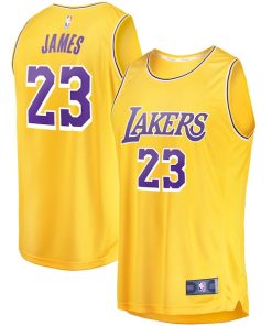 LeBron James Los Angeles Lakers  Youth Fast Break Player Jersey - Icon Edition - Gold