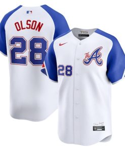 Matt Olson Atlanta Braves Nike City Connect Limited Player Jersey - White