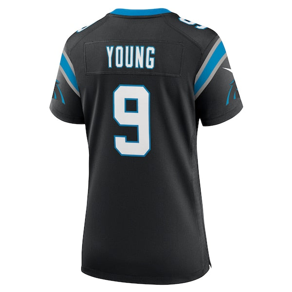 Bryce Young Carolina Panthers Nike Women's Team Game Jersey - Black - Image 3