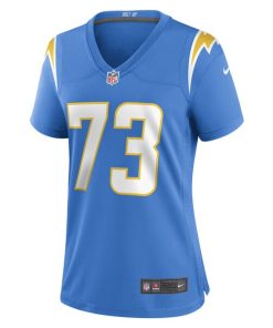 Alternative view of Foster Sarell Los Angeles Chargers Nike Women's Game Player Jersey - Powder Blue