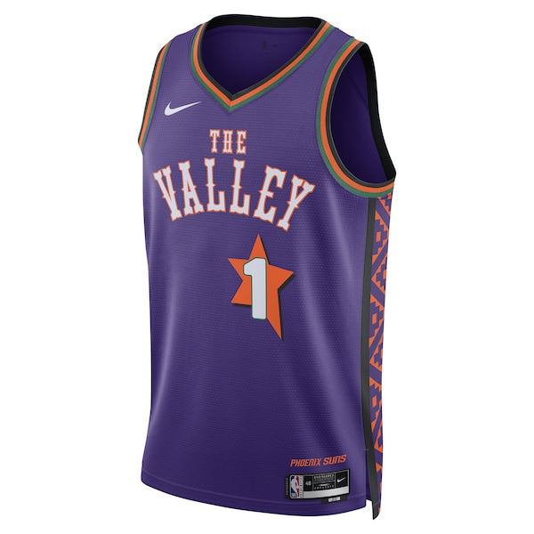 Devin Booker Phoenix Suns Nike Unisex 2024/25 Swingman Player Jersey - City Edition - Purple - Image 2