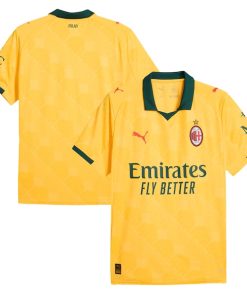 AC Milan Puma 2025/26 Third Replica Jersey - Yellow