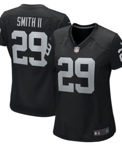 Christopher Smith II Las Vegas Raiders Nike Women's Team Game Jersey -  Black