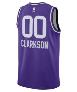 Alternative view of Jordan Clarkson Utah Jazz Nike Unisex 2023/24 Swingman Jersey - Purple - City Edition