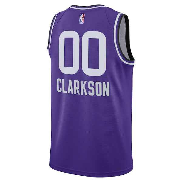 Jordan Clarkson Utah Jazz Nike Unisex 2023/24 Swingman Jersey - Purple - City Edition - Image 2