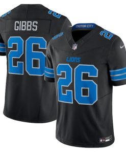 Jahmyr Gibbs Detroit Lions Nike 2nd Alternate Vapor F.U.S.E. Limited Jersey - Black