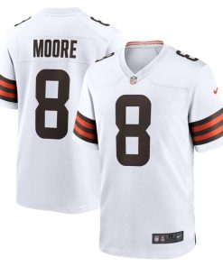 Elijah Moore Cleveland Browns Nike Team Game Jersey -  White/Brown
