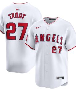 Mike Trout Los Angeles Angels Nike Youth Home Limited Player Jersey - White