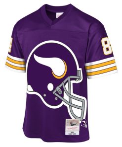 Alternative view of Randy Moss Minnesota Vikings  Youth 1998 Throwback Fashion Jersey - Purple