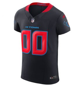 Alternative view of Houston Texans Nike Alternate Vapor F.U.S.E. Elite Custom Jersey -  Navy