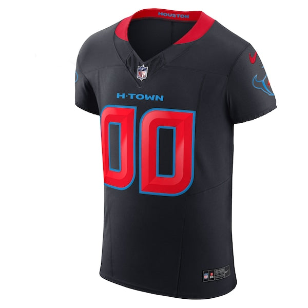 Houston Texans Nike Alternate Vapor F.U.S.E. Elite Custom Jersey - Navy - Image 2