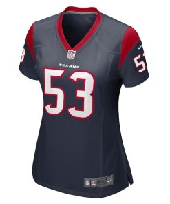 Alternative view of Blake Cashman Houston Texans Nike Women's Game Player Jersey - Navy