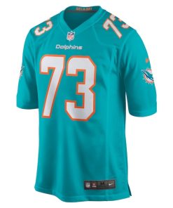 Alternative view of Austin Jackson Miami Dolphins Nike Player Game Jersey - Aqua