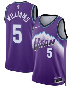 Cody Williams Utah Jazz Nike Unisex Swingman Jersey - Icon Edition - Purple
