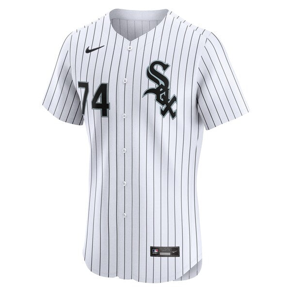 Eloy Jimenez Chicago White Sox Nike Home Elite Player Jersey - White - Image 2