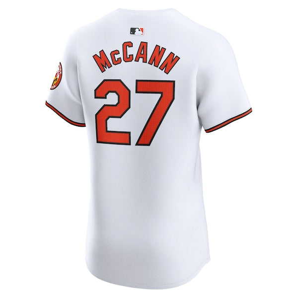James McCann Baltimore Orioles Nike Home Elite Player Jersey - White - Image 3