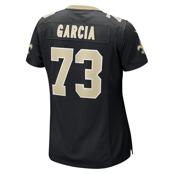 Max Garcia New Orleans Saints Nike Women's Team Game Jersey - Black - Image 3