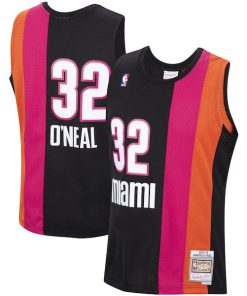 Shaquille O'Neal Miami Heat 2005/06 Hardwood Classics Swingman Jersey - Black