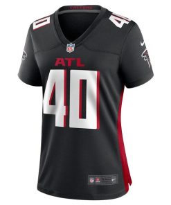 Alternative view of Keith Smith Atlanta Falcons Nike Women's Game Jersey - Black