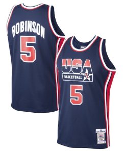 David Robinson USA Basketball 1992 Dream Team Authentic Jersey - Navy