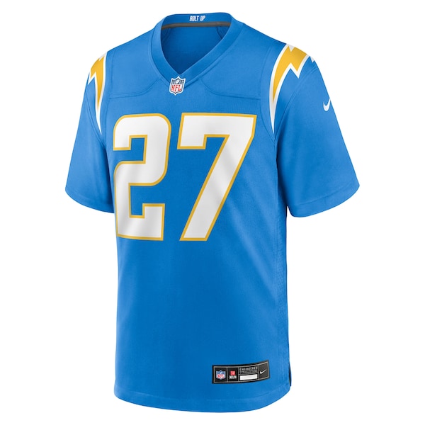 R.J. Mickens Los Angeles Chargers Nike Team Game Jersey - Powder Blue - Image 7
