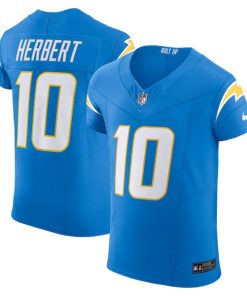Justin Herbert Los Angeles Chargers Nike  Vapor F.U.S.E. Elite Jersey - Powder Blue