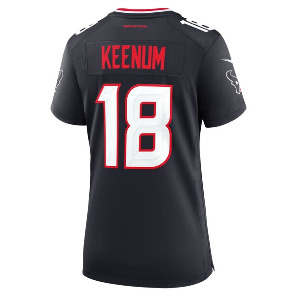 Case Keenum Houston Texans Nike Women's Team Game Jersey - Navy - Image 4