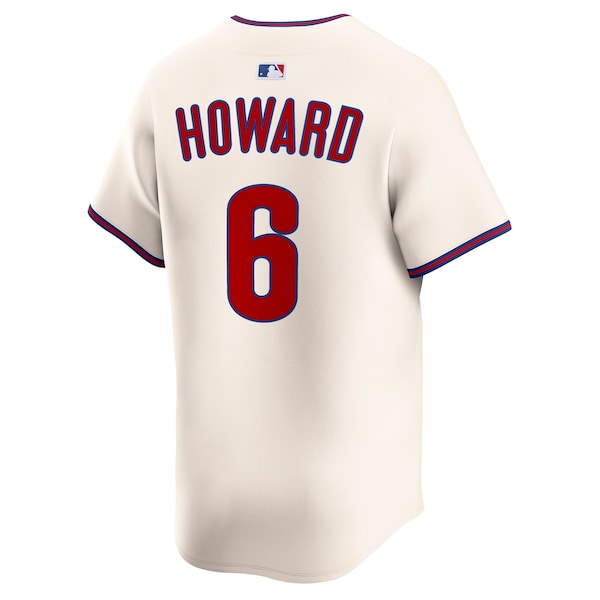 Ryan Howard Philadelphia Phillies Nike Alternate 2 Retired Limited Player Jersey - Cream/White - Image 4