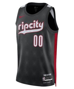 Alternative view of Scoot Henderson Portland Trail Blazers Nike Unisex 2024/25 Swingman Player Jersey - City Edition - Black