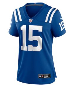 Alternative view of Riley Leonard Indianapolis Colts Nike Women's Team Game Jersey -  Royal
