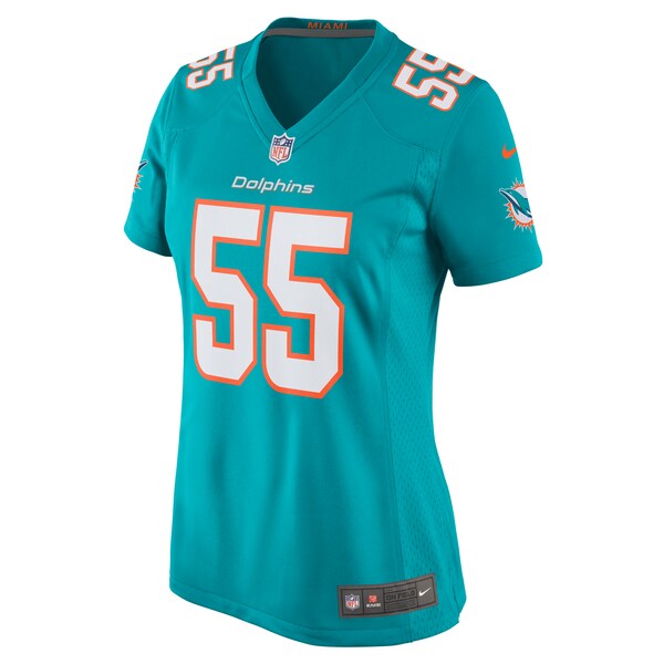 Jerome Baker Miami Dolphins Nike Women's Game Jersey - Aqua - Image 2