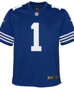 Alternative view of Indianapolis Colts Alternate Game Jersey - Royal - Ahmad Sauce Gardner - Youth