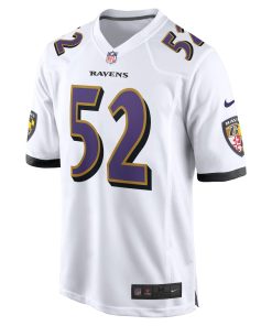 Alternative view of Ray Lewis Baltimore Ravens Nike Retired Player Jersey - White