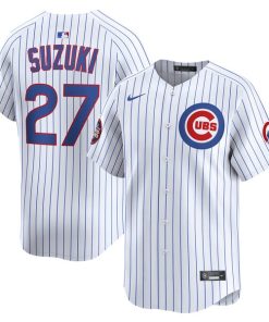 Seiya Suzuki Chicago Cubs Nike 2025 MLB World Tour: Tokyo Series Home Limited Player Jersey - White