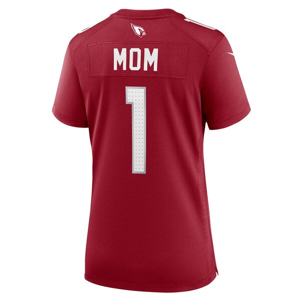 Number 1 Mom Arizona Cardinals Nike Women's Game Jersey - Cardinal - Image 3