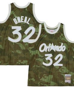 Shaquille O'Neal Orlando Magic Hardwood Classics 1994/95 Ghost Green Swingman Jersey - Camo